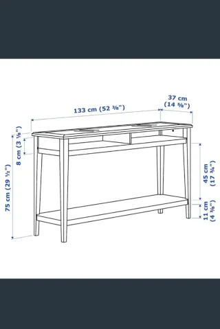 Consola recibidor ikea