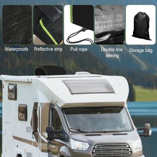 Cubierta de aire acondicionado para caravana, 600D