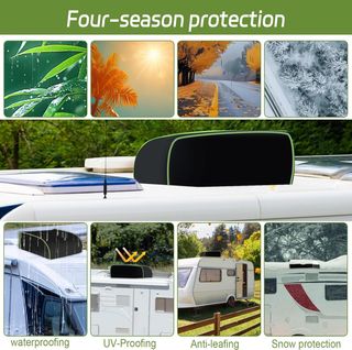 Cubierta de aire acondicionado para caravana, 600D