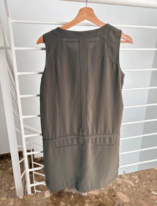 Vestido Sfera verde militar Talla S