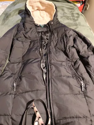 Abrigo Ralph Lauren talla m plumon