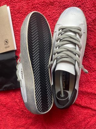 Golden Goose Super-Star blancas estrella gris 43