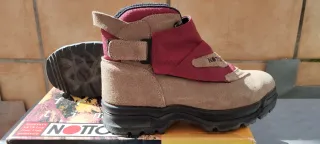 Botas Montaña Mujer Talla 37 Beige/Rojo