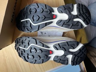 Zapatillas Salomon XT-6 talla 45 blancas y lilas