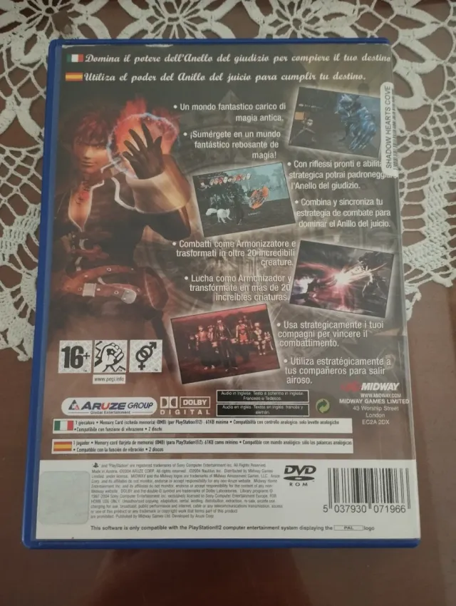 Juego PlayStation 2 shadow hears covenant