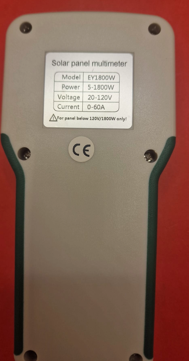 Multímetro Solar Elejoy EY1800W