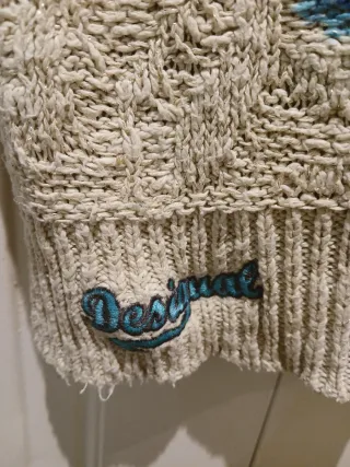 Jersey Desigual punto algodón floral