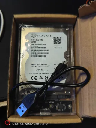 Disco duro 500gb Seagate 2.5