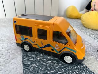 Set de coches playmobil, tranvia verde de regalo