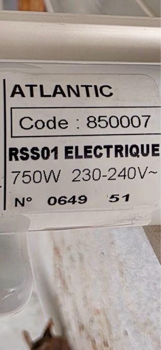 Radiador Toallero Eléctrico Atlantic 750w