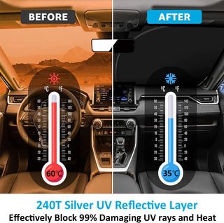 Parasol Coche Delantero, Parasol Luna de Coche par