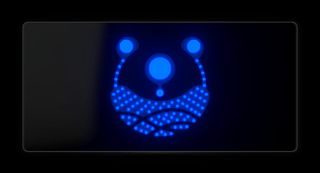 Cristal Soldadura Azul 2x4 Neon Blue