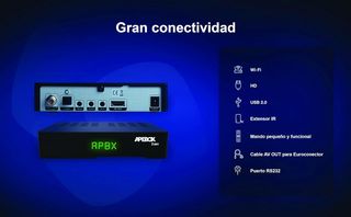 APEBOX S WiFi, DVB-S2 Full HD Receptor Satélite FT