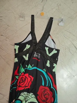 Vestido largo estampado