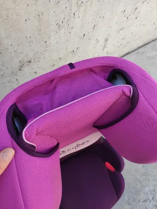 Silla auto Cybex X2 fix Purple pink