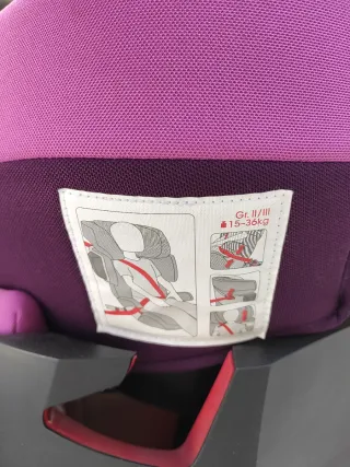 Silla auto Cybex X2 fix Purple pink