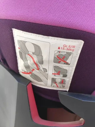 Silla auto Cybex X2 fix Purple pink