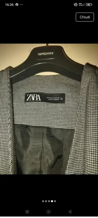 Giacca donna Zara Tg L