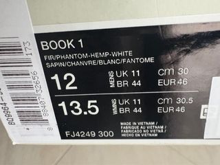 Nike Book 1 talle 46 Eur/ 12 Us