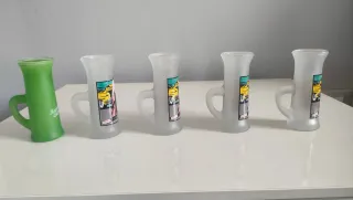 Set 5 Bicchieri Vodka Vintage da Collezione