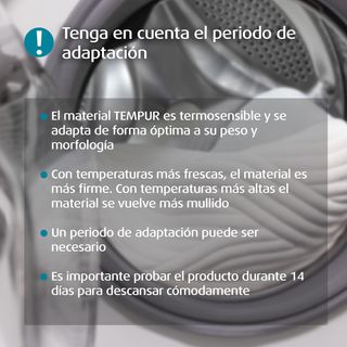 TEMPUR Comfort Firm Almohada viscoelástica, almoha