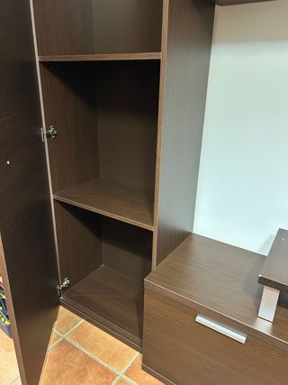 Mueble de salón modular madera