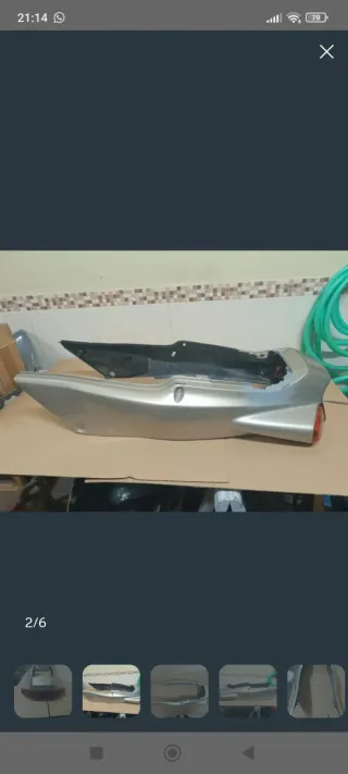 Tapa Izquierda VFR 750 F delantero y trasera