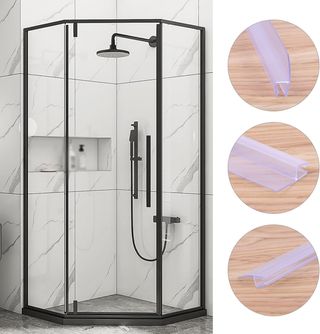 Junta de Ducha de 200 cm - Mampara de Cristal 6 mm