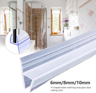 Junta de Ducha de 200 cm - Mampara de Cristal 6 mm