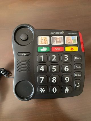 Teléfono Sunstech GPHONE100 para Mayores