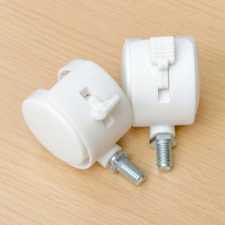 4 ruedas giratorias universales con frenos, ruedas