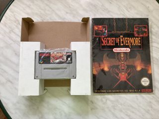 Secret of Evermore SNES PAL ESP Caja Grande