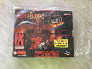 Secret of Evermore SNES PAL ESP Caja Grande