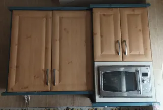 Muebles de cocina madera y mármol