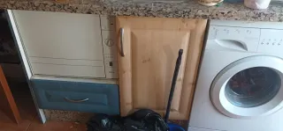 Muebles de cocina madera y mármol