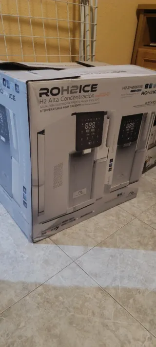 Filtro de agua con pantalla digital