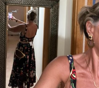 Conjunto Rocio Osorno Negro Bordado Talla 40/42