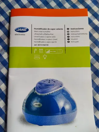 Humidificador vapor caliente regulable