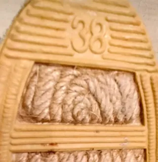 Alpargatas florales azules