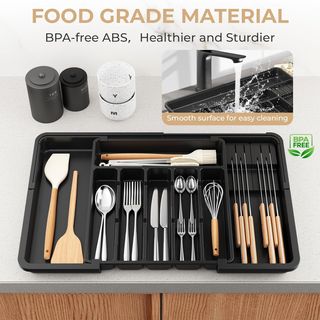 Organizador de Cubiertos Expandible, Bandeja Ajust