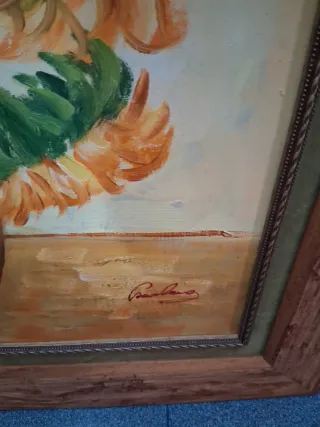 Copia Pintada a Mano Girasoles Van Gogh