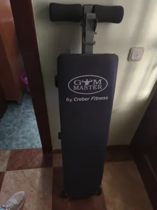 Banco de abdominales plegable