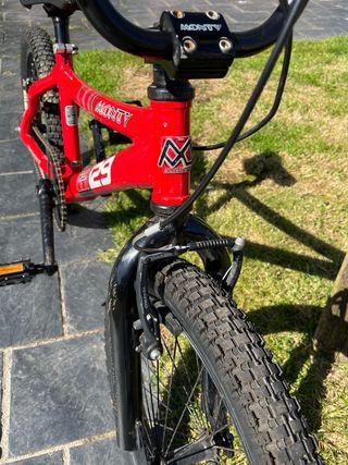Bicicleta BMX Monty Track 129 Roja