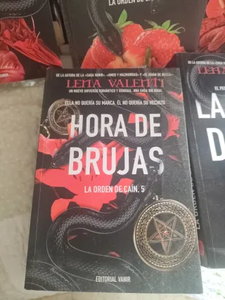 Lena Valentí ,saga la orden de cain ,novelas