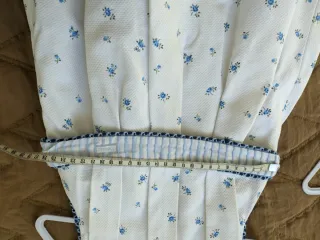 Vestido niña flores azules