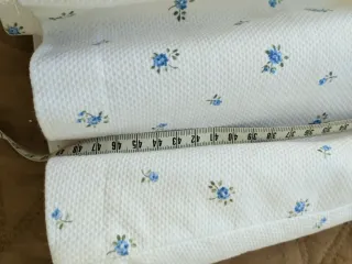 Vestido niña flores azules