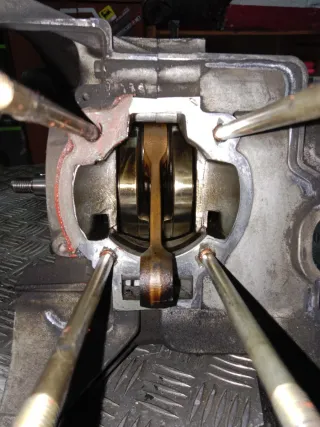 Bloque motor 150cc 2T Piaggio Skipper