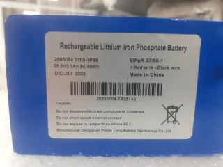 Caja 23 Baterías Litio-Fe