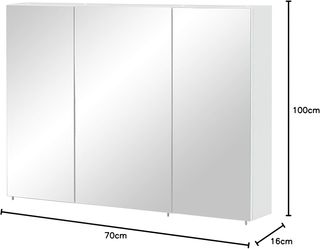 Schildmeyer Basic Armario con Espejo, a Base de Ma