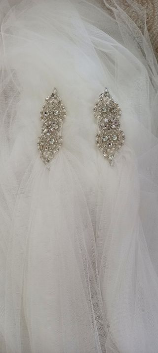 Capa novia de tul plumeti - nueva